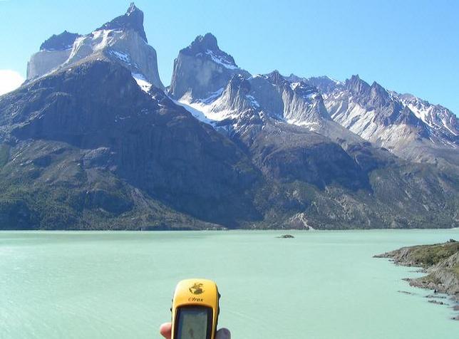 View of the Cuernos with the CP somewhere on the right side