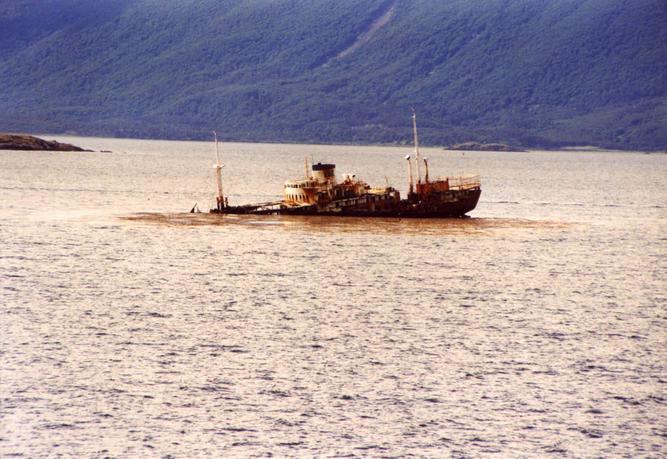 Wreck in Beagle Channel