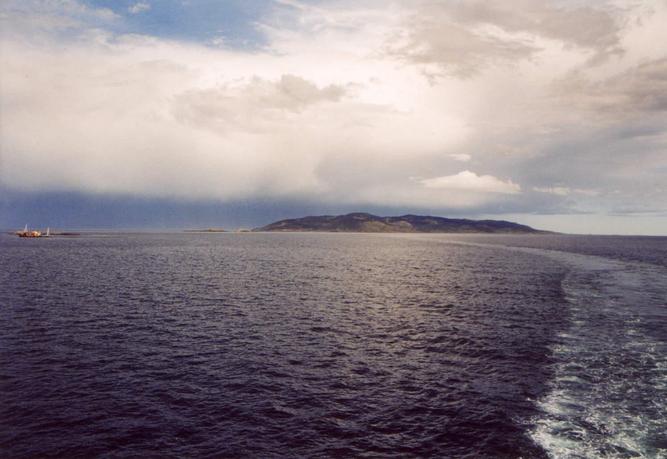 Picton Island with CP on it, seen from the Beagle Channel