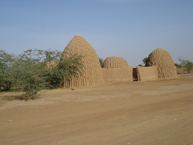 House of the chief in a village on the way