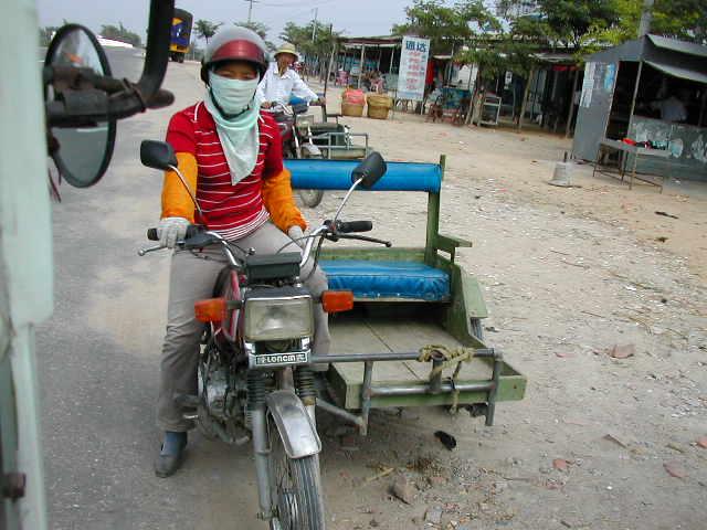 Moto-tricycle driver