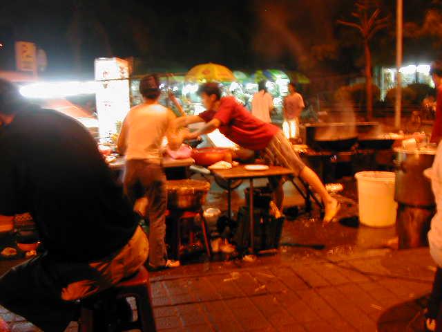 Haikou night food stall