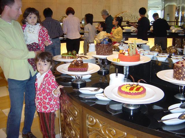 Some of the spectacular desserts included in the Marriott's Christmas lunch buffet.