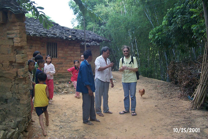 Kids in Village with Targ