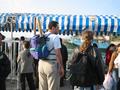 #10: Tony (with bongs) and Targ waiting to board the ferry back to Zhuhai.