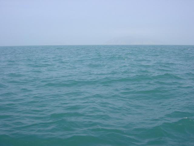 Looking north. Henggang Island barely visible on right.