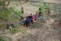 #8: A tractor passing through the Confluence point