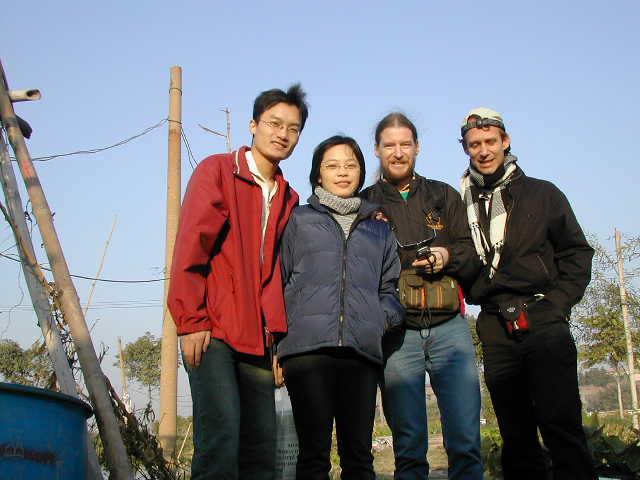 Victory Photo with (left to right) Mr. Feng, Man, Targ and Peter