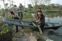 #3: Moving the boat into the Confluence Pond for the dance on water