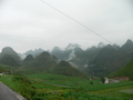 #2: We travelled through some very Guìlín-like karst mountains.