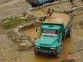 #5: Pumping slurry from river bottom directly into truck.