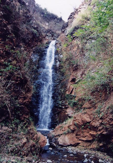 Waterfall and turn around point