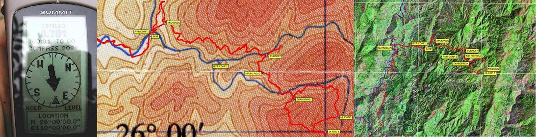 GPS - Topo and aerials with tracks