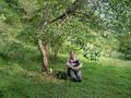 #9: Relaxing under shade of closest tea tree to confluence