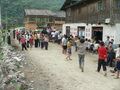 #2: Ah Feng attracted a huge crowd of curious children in Kēngdòng.