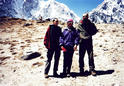#6: Dagmara (left), Grzegorz (right) with Anna Czerwinska between us - this lady 6 weeks latter reached the top of Everest