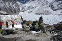 #8: Celebrating at Everest Base Camp, from which there is no view of the world’s highest mountain.