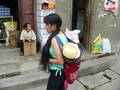 #4: Baby in backpack in Shāgōu.