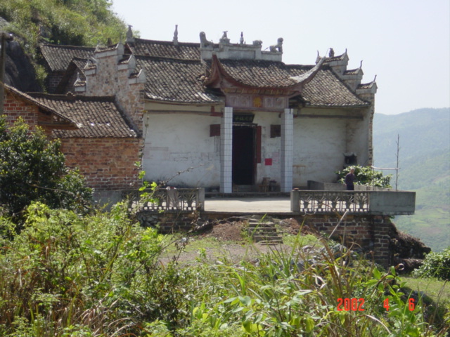 Temple on hillside