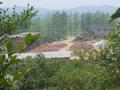 #10: Construction site and road, as seen from hilltop