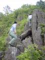 #5: Climbing straight up, Xie Huangpeng (left) and Huang Kangjun