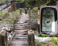 #6: Bridge along the way to the confluence and GPS at the closest point