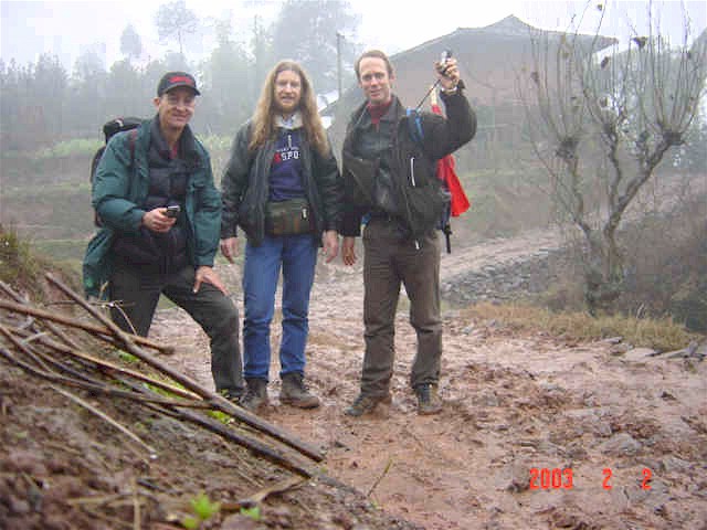 Group photo of (left to right) Richard Jones, Targ Parsons and Peter Cao