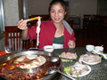 #2: Ah Feng enjoys an extremely spicy, traditional Chóngqìng hotpot dinner on her birthday.