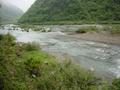 #3: River confluence, where the Dafuxi (foreground) flows south into the Niuchehe