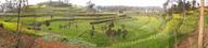#9: Panoramic view of terraced fields on the way to the confluence / 山川秀丽——梯田风光