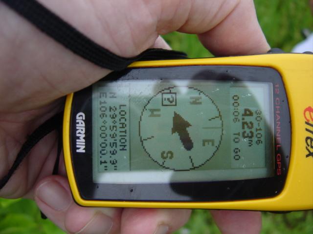 GPS at the confluence - Not quite perfect!