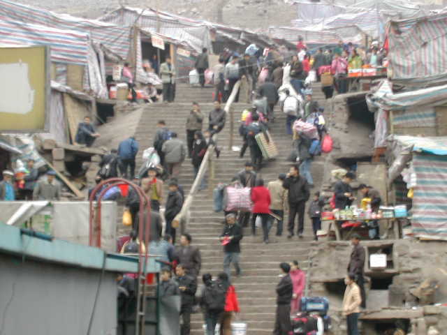 Dock area in Zhongxian, Chongqing