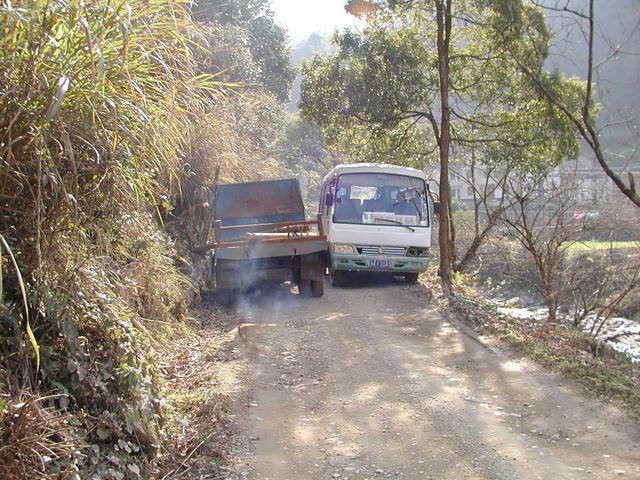 The road to the point is really narrow