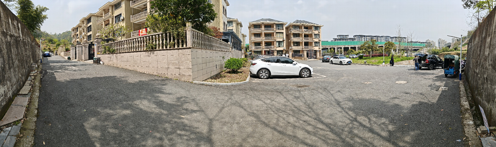Panoramic view of the confluence