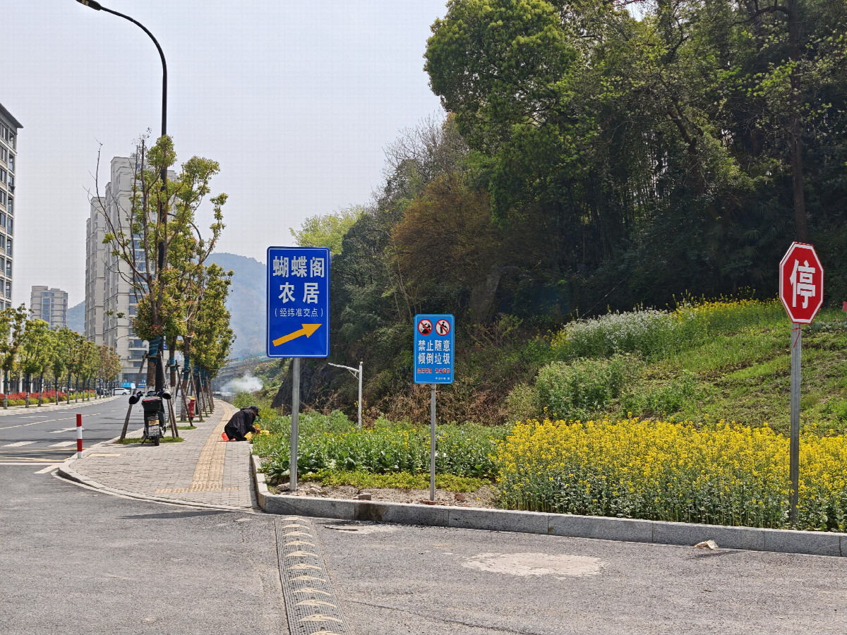 Signpost at the intersection