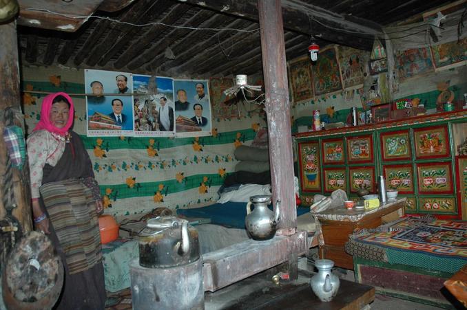 Inside the home nearest to the Confluence point