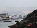 #3: Docks at Zigui with the Three Gorges Dam (upstream side) in the background