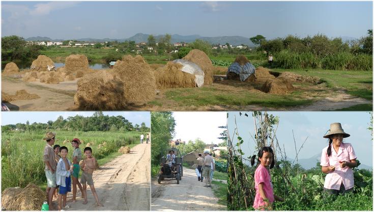 From a nearby the village to EAST, local residents