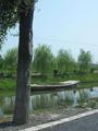 #7: Cast concrete boat near the confluence.