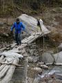 #9: Andrew and Tony crossing one of many bridges on this trip