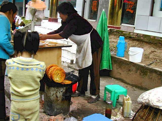 Street food on market day