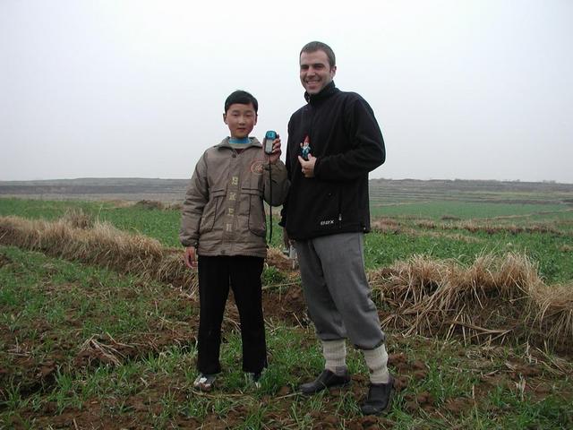 Ming the guide and Nick with Dr. Livingstone