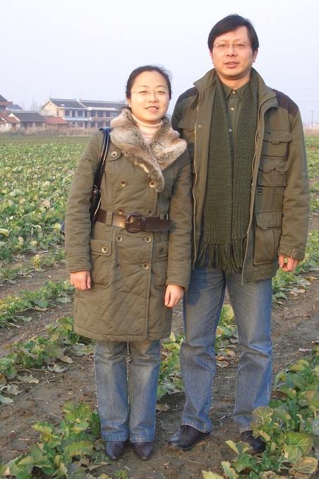 Mr. XU and Ms. Meng on their first confluence point