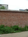 #6: Looking west (from 38 m west of the confluence), across the road to the residential area