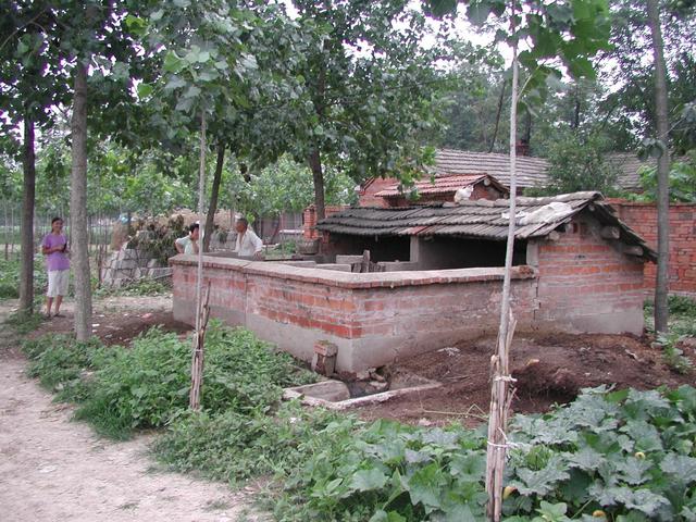 Part of the village near the confluence point