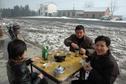 #9: Lunch at roadside for the hunting party