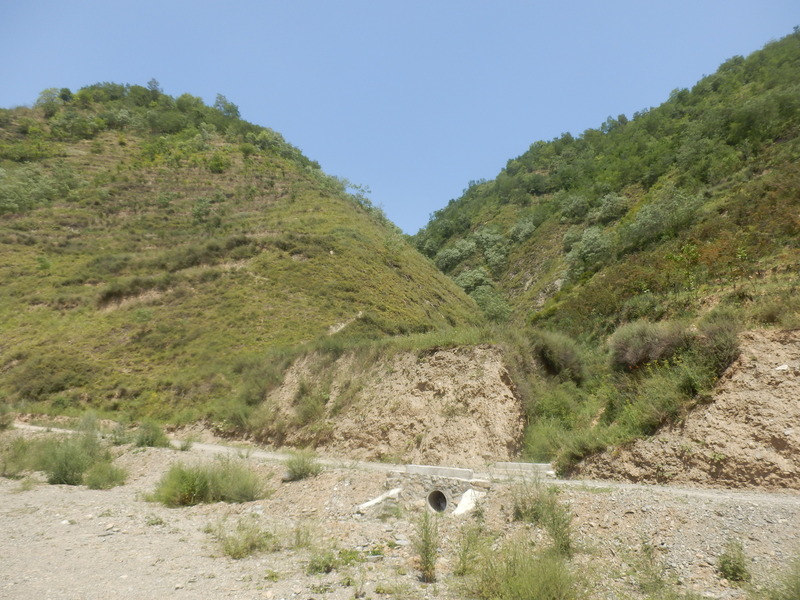 Confluence mountain as seen from 250 m