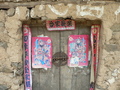 #2: Interesting old lock on the wooden door of a mud house