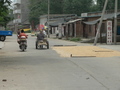 #3: Wheat drying on the road in Lùzhài Village