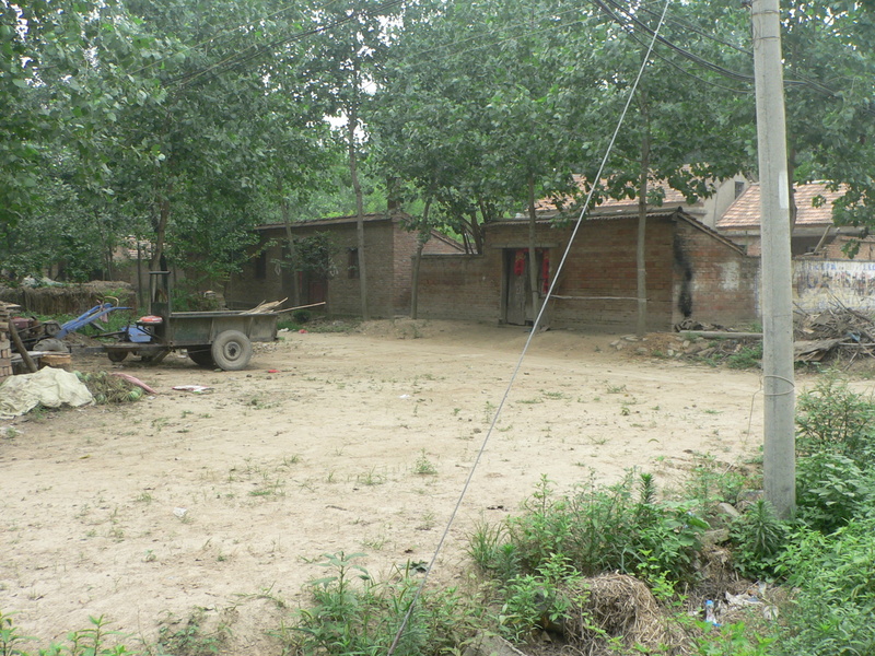 Confluence is inside the front wall of the house on the left